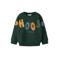 NAME IT MINI sweater met tekst - groen