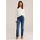 WE Fashion Blue Ridge high waist regular fit jeans - mediumblauw