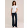 WE Fashion Blue Ridge high waist flared jeans - donkerblauw