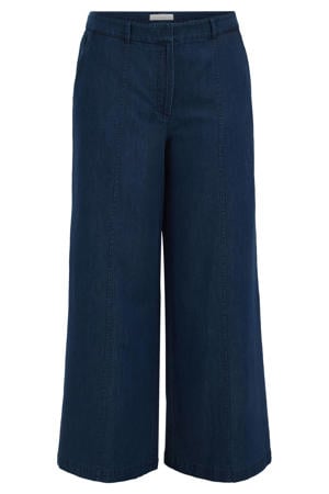 wide leg jeans - donkerblauw