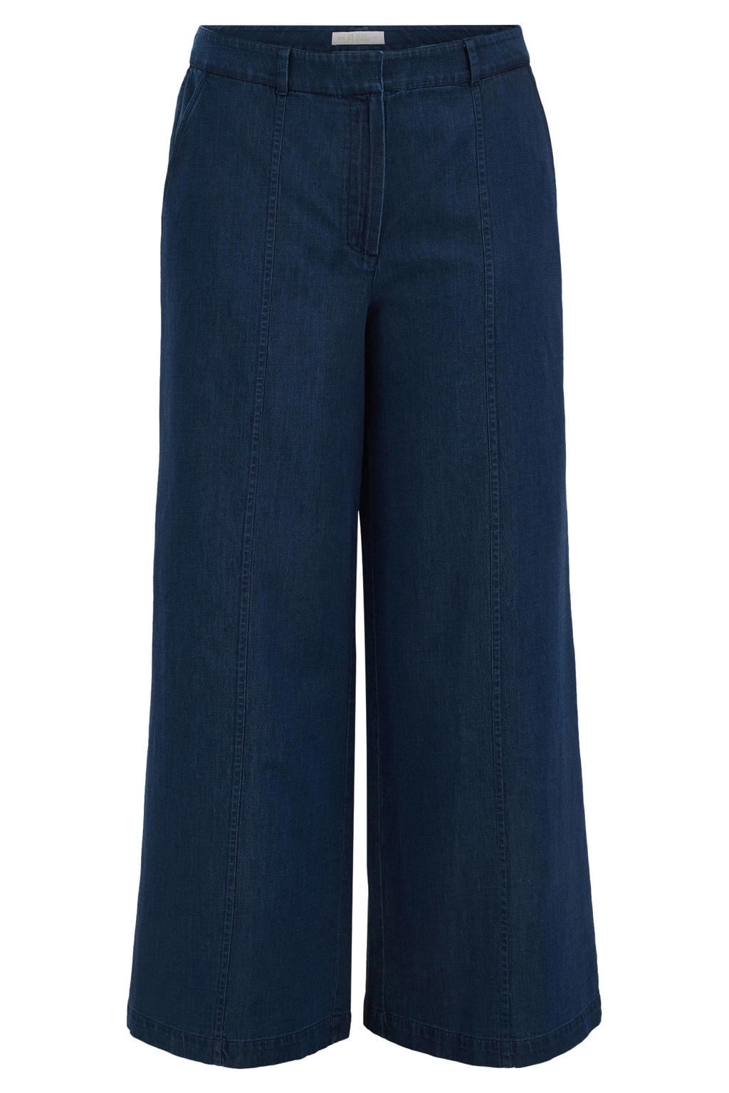 WE Fashion wide leg jeans - donkerblauw