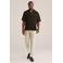 WE Fashion relaxed fit gebreid overhemd - bruin