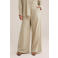 WE Fashion wide leg gestreepte broek - beige
