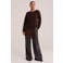 WE Fashion wide leg broek - bruin