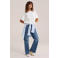 WE Fashion Blue Ridge flared jeans - mediumblauw