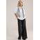 WE Fashion high waist wide leg broek - grijs