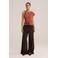 WE Fashion top met siergesp - terra