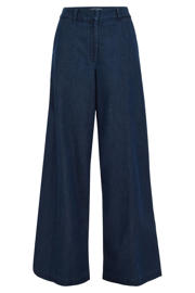thumbnail: WE Fashion wide leg jeans - donkerblauw