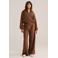 WE Fashion wide leg broek - camel