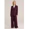 WE Fashion wide leg broek - donkerrood