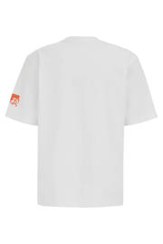 thumbnail: WE Fashion relaxed fit T-shirt met print - wit