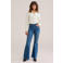 WE Fashion Blue Ridge flared jeans - donkerblauw