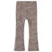 NAME IT MINI flared broek met panterprint - oudroze