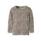 NAME IT MINI rechtvallende longsleeve met panterprint - beige