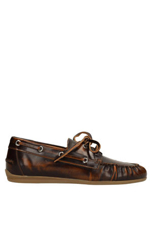 leren bootschoenen - bruin