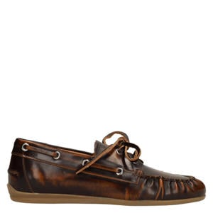 leren bootschoenen - bruin