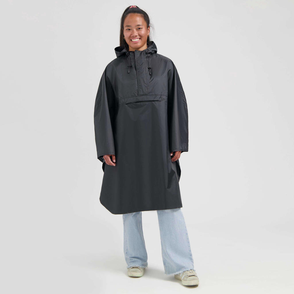 Rogelli Regenponcho Core Zwart