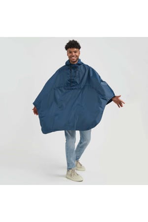 Regenponcho Core Blauw