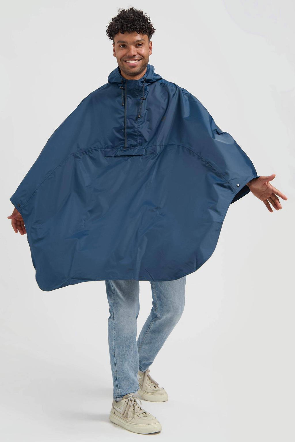 Rogelli Regenponcho Core Blauw