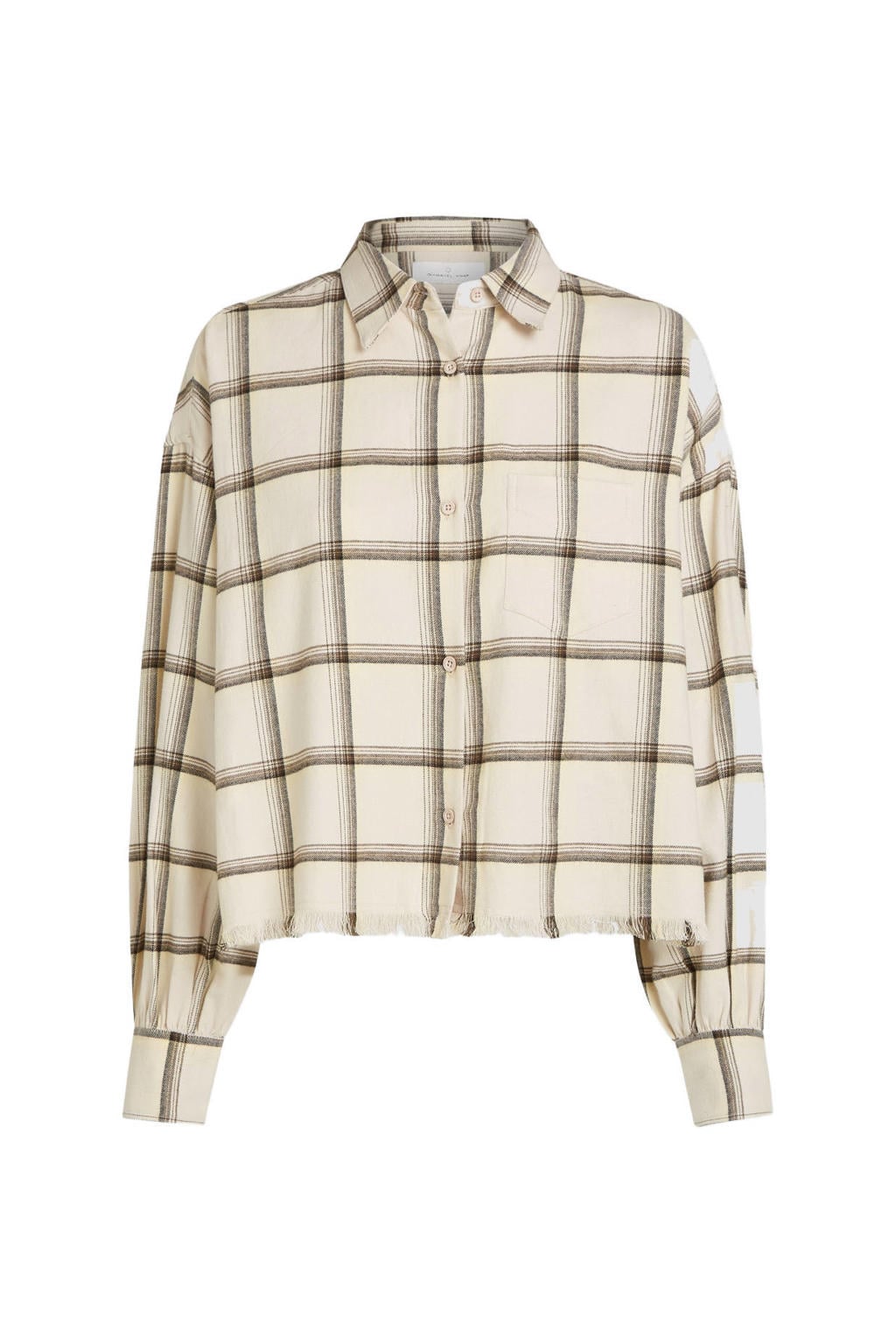 Circle of Trust geruite blouse - beige/brin
