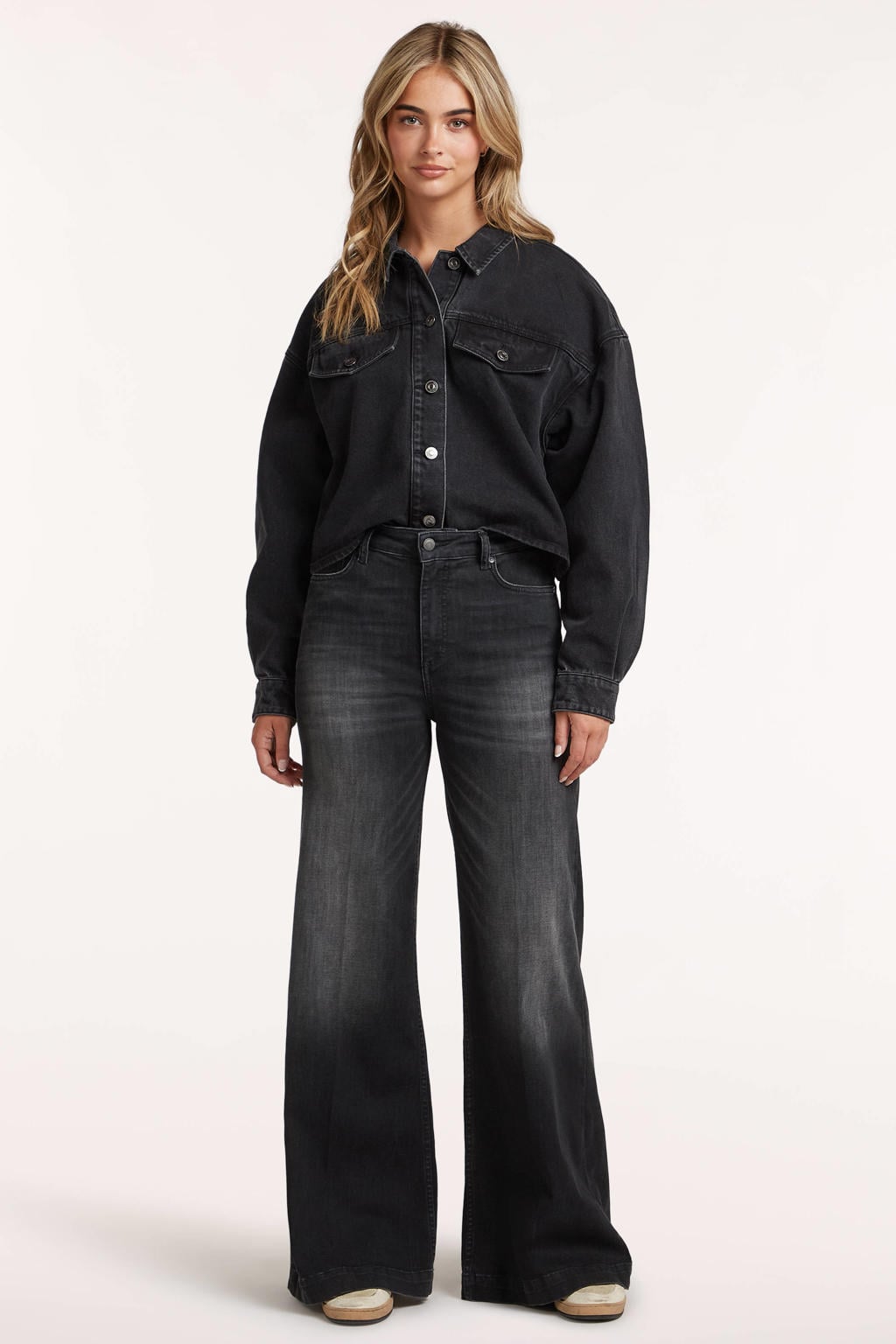 Circle of Trust Palmer high waist wide leg jeans - zwart