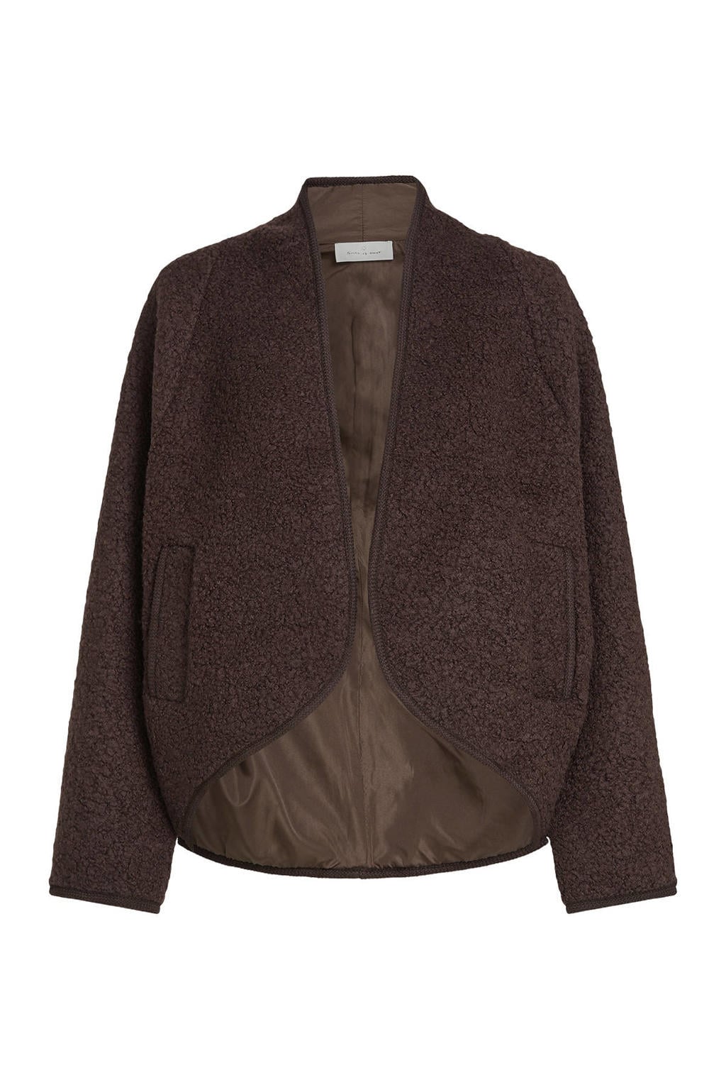 Circle of Trust faux fur jas met wol - bruin