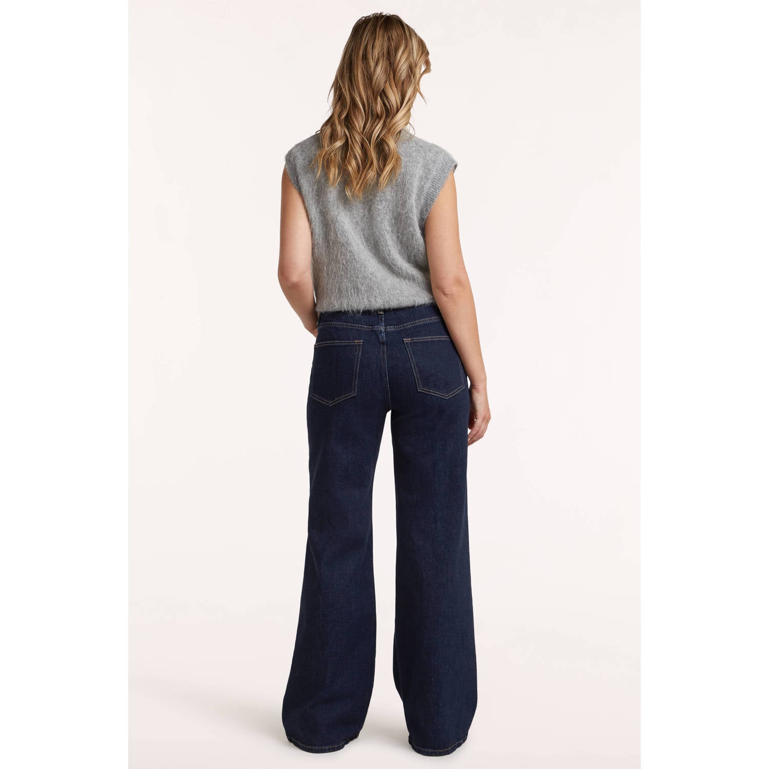 Circle of Trust wide leg jeans donkerblauw