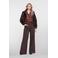 Geisha imitatiebont faux fur jas - bruin