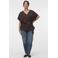 VERO MODA CURVE overslagtop Plus Size - bruin