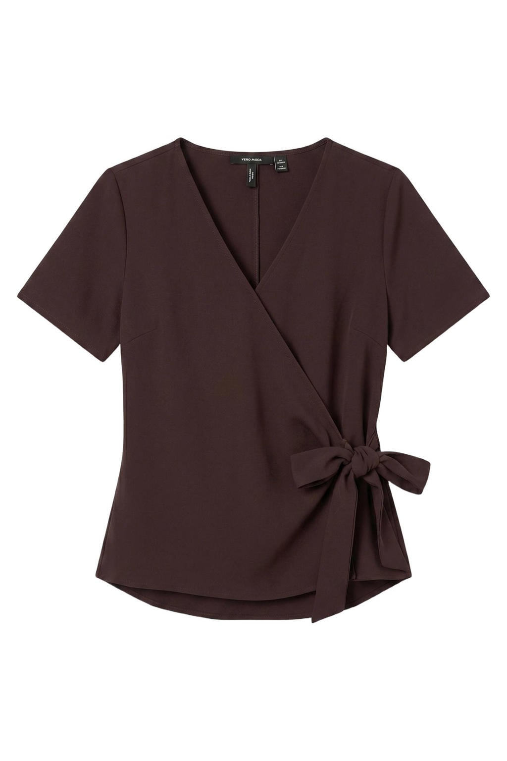 VERO MODA CURVE overslagtop Plus Size - bruin
