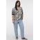 VERO MODA CURVE top met print - zwart