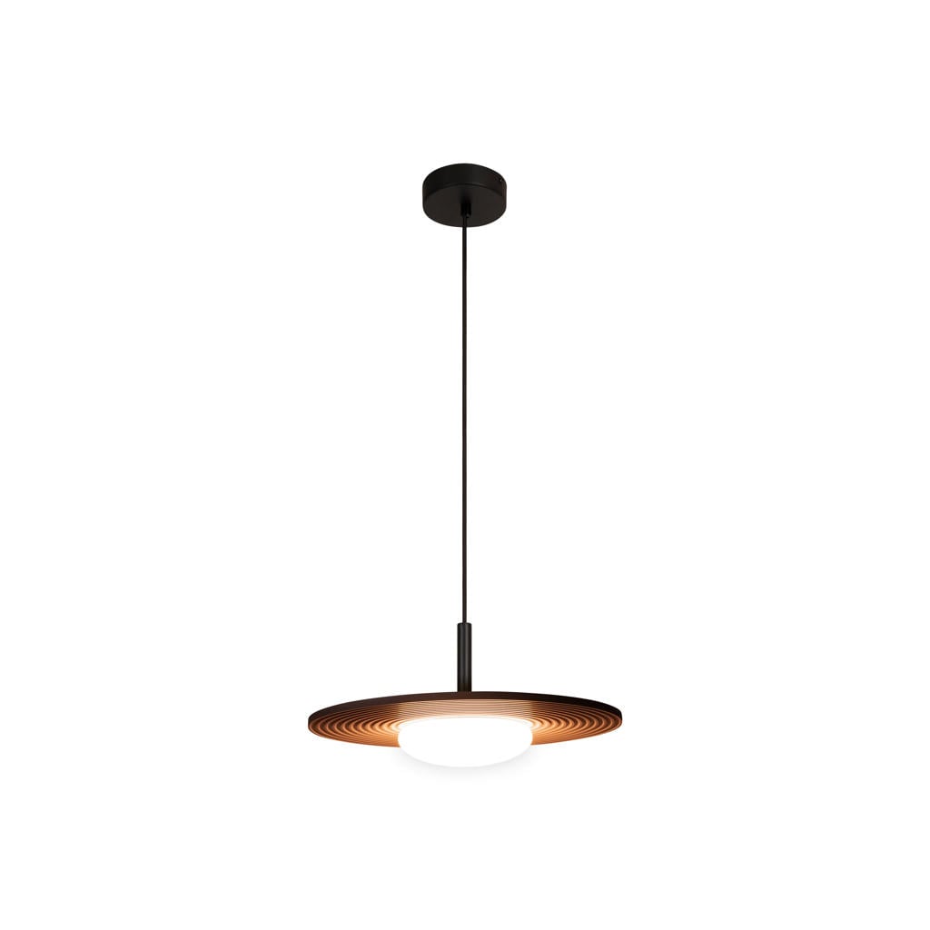 Lucide CARMINO - Hanglamp - Ø 38,7 cm - LED - 1x8W 2700K - Terra | Essential