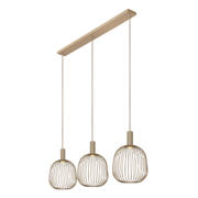 thumbnail: Lucide ESTEREL - Hanglamp - 3xGU10 (MR11) - Taupe | Essential