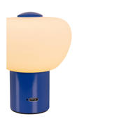 thumbnail: Lucide GUSTAV - Oplaadbare Tafellamp - Accu/Batterij - Ø 8 cm - LED Dimb. - 1x0,8W 2700K - Blauw