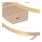 thumbnail: Lucide NICOLA - Plafonnière - LED - CCT - 1x37W 2700K/4000K - Taupe | Essential