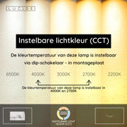 thumbnail: Lucide NICOLA - Plafonnière - LED - CCT - 1x37W 2700K/4000K - Taupe | Essential