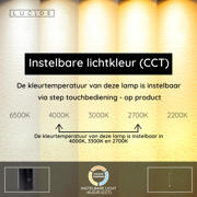 thumbnail: Lucide ORTOLAN - Vloerlamp - LED Dimb. - CCT - 2700K/4000K - Taupe | Essential