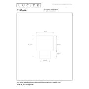 thumbnail: Lucide TISSAJA - Tafellamp - Ø 20 cm - 1xE14 - Wit | Essential