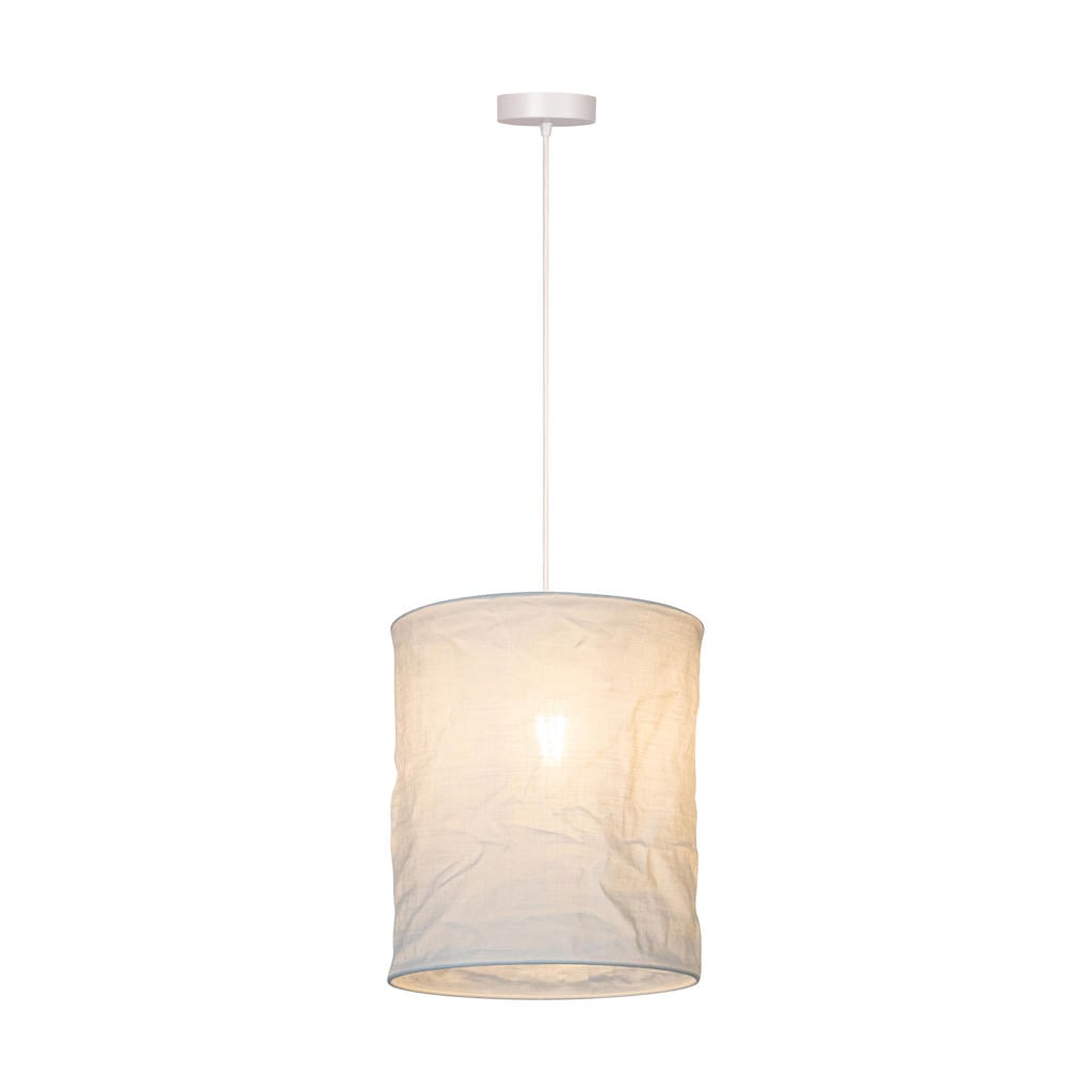 Lucide TISSAJA - Hanglamp - Ø 30 cm - 1xE27 - Wit | Essential