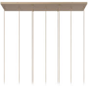 thumbnail: Lucide LAMBRES - Hanglamp - 6xE27 - Taupe