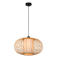 Lucide THULINE - Hanglamp - Ø 45 cm - 1xE27 - Lichte houtlook | Essential