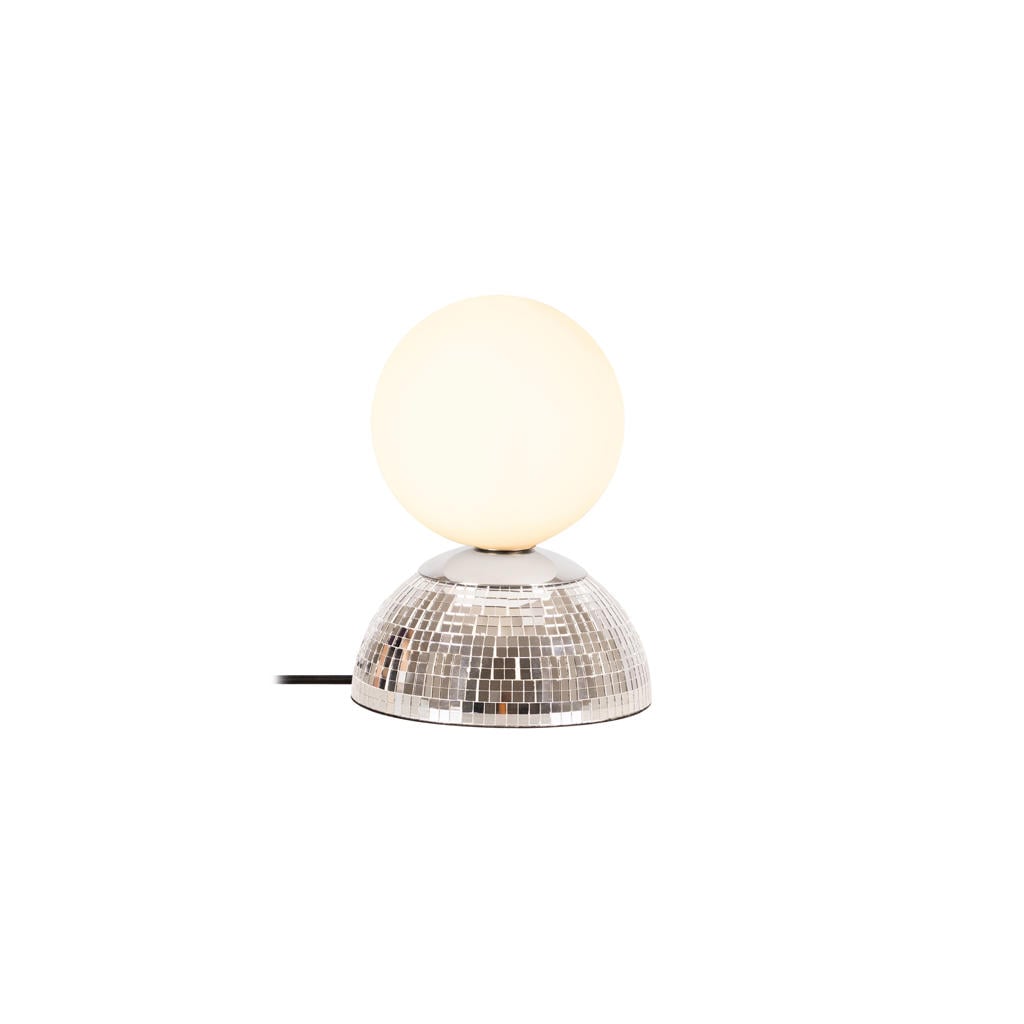 Lucide GLITZER - Tafellamp - Ø 14 cm - 1xG9 - Zilver | Essential