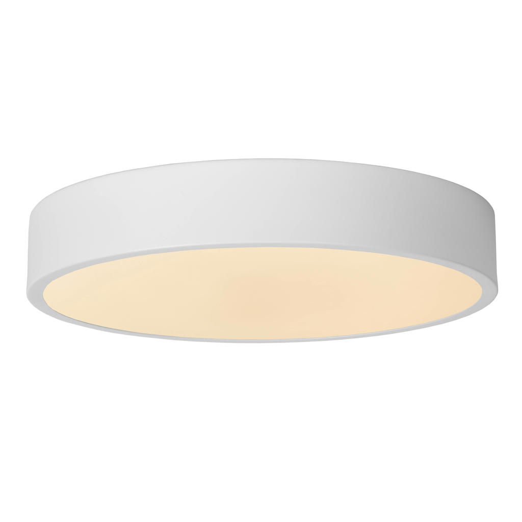 Lucide UNAR - Plafonnière - Ø 30 cm - LED 3 StepDim - 1x18W 2700K - Wit