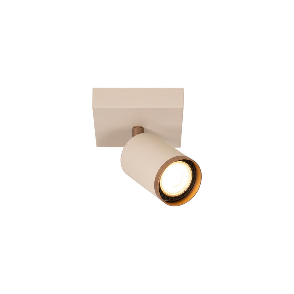 Lucide REGINA - Plafondspot - 1xGU10 - Taupe | Essential