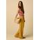 Sissy-Boy wide leg fit regular waist broek - geel