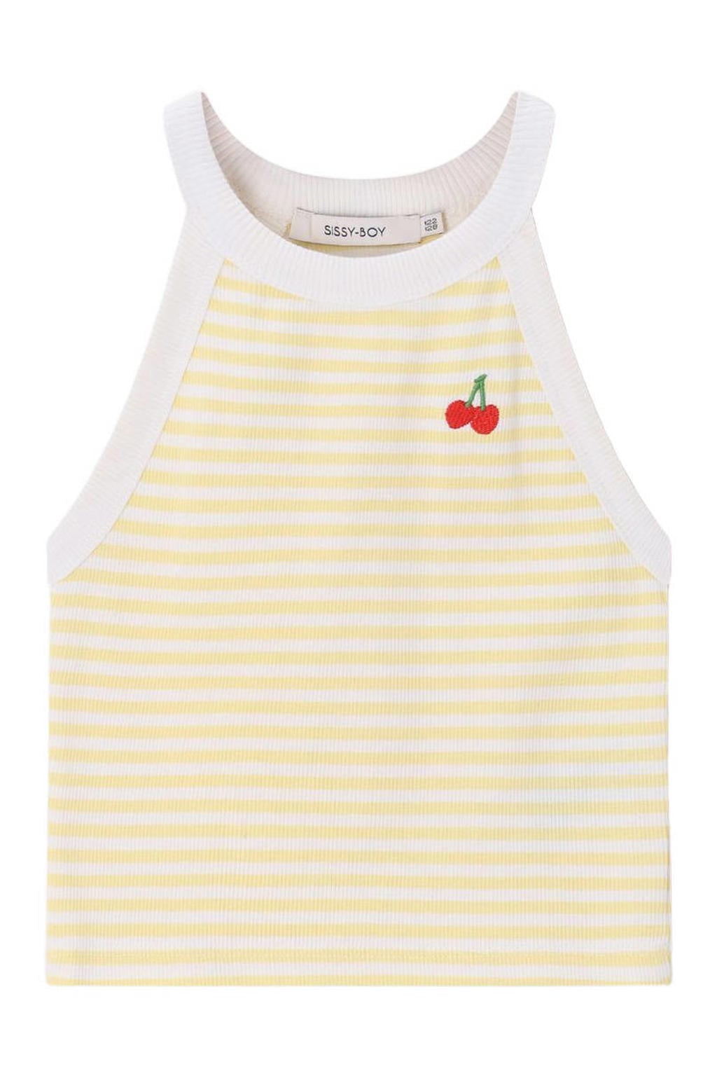 Sissy-Boy gestreepte singlet geel