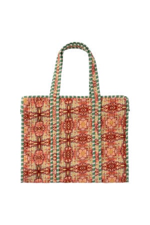 shopper met print multi