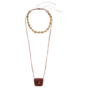 ketting - set van 2 goudkleurig