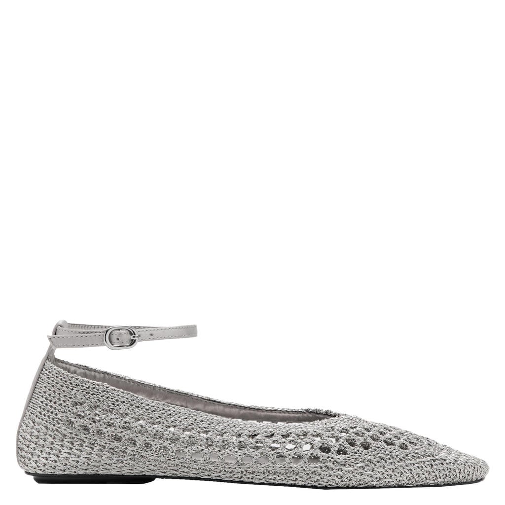 Mango ballerina's - zilver