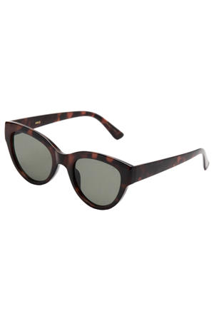 zonnebril met tortoise print bruin